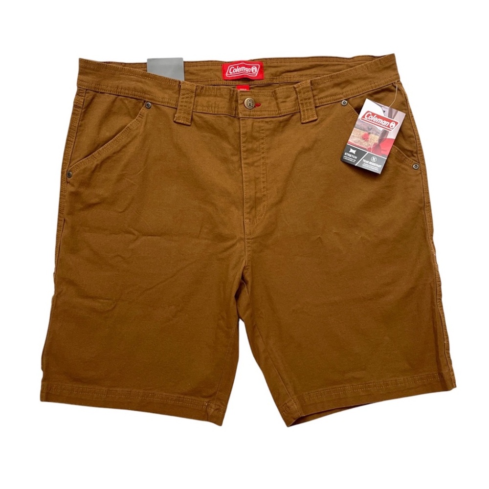 Coleman Canvas Utility Shorts Men’s 38 Copper Brown